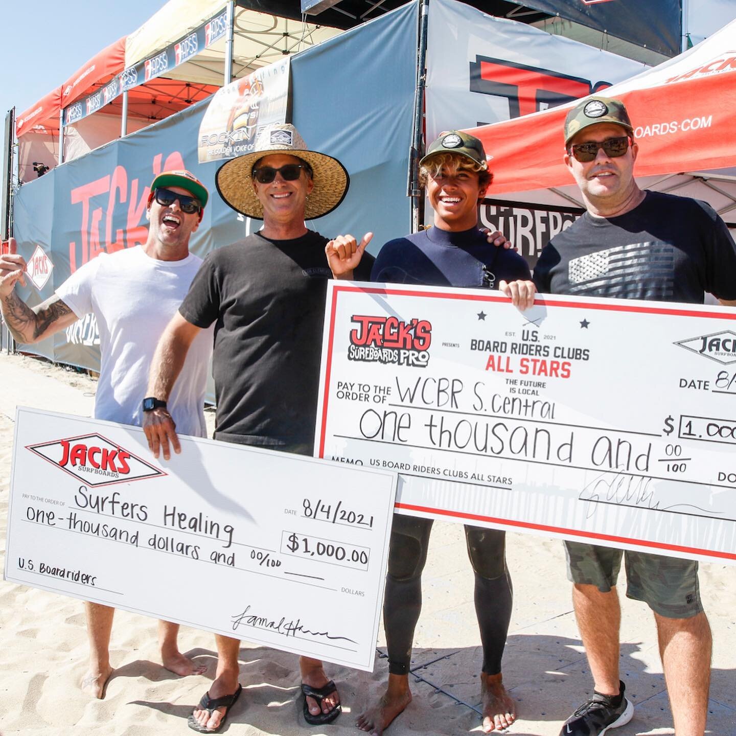 What a day we had on Wednesday at the first @usboardriders event &ldquo;The 2021 US Board Riders Clubs All-Stars presented by Jack&rsquo;s Surfboards&rdquo; Great waves, great weather, great vibes. In the end one team had to win, and when South Ce