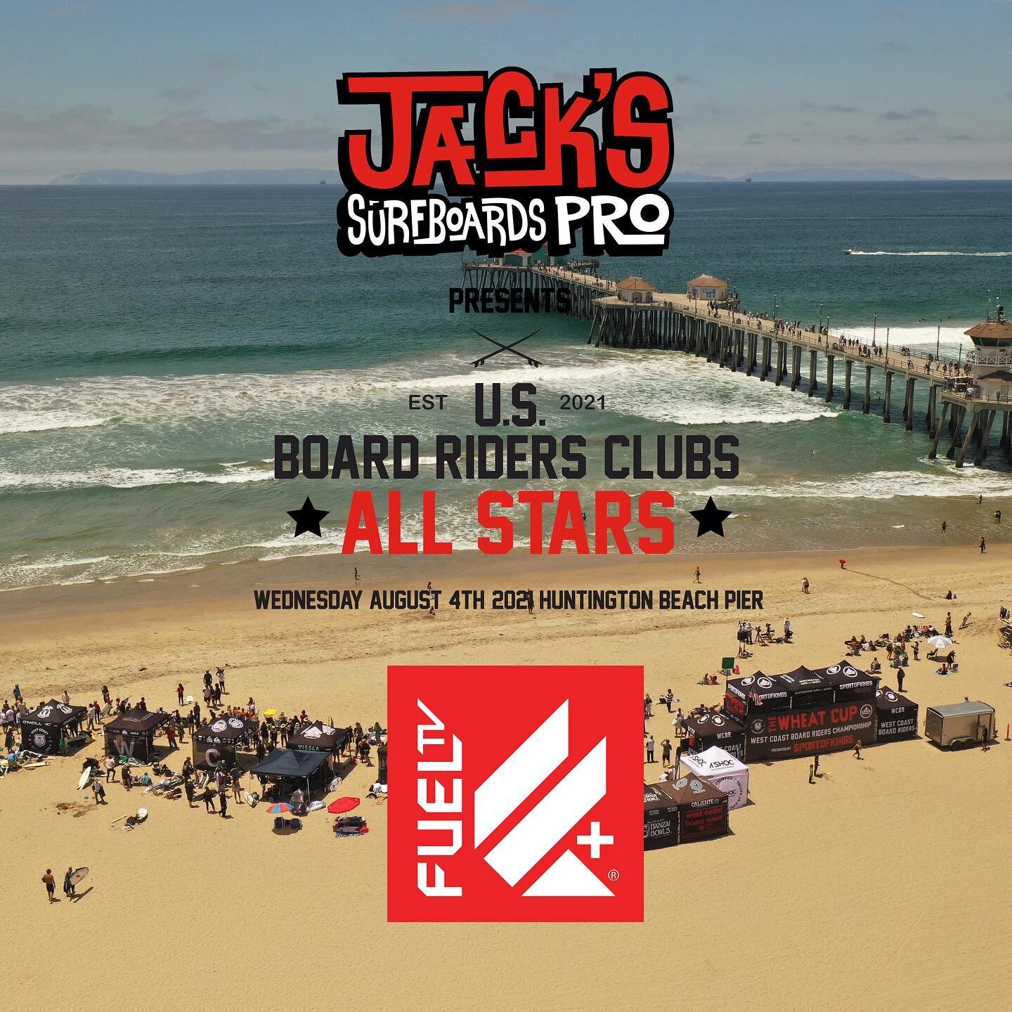 For everyone who can&rsquo;t make it tomorrow to &ldquo;The Jack&rsquo;s Surfboards Pro Presents the 2021 US Board Riders All Stars&rdquo; at the Huntington Beach Pier we have a way for you to catch every minute. We&rsquo;re stoked to offer a 50% d