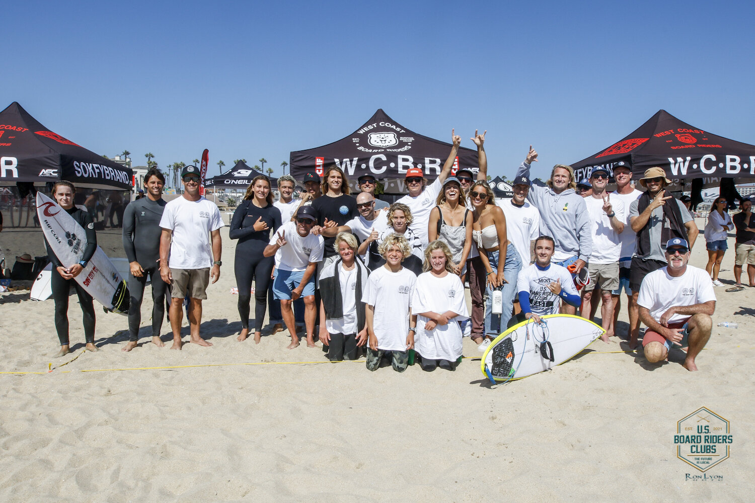 USBRC East Coast squad with surfers fro South Jersey, New York, North Carolina, South Carolina and Florida